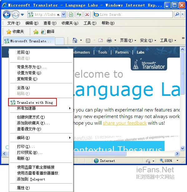 在IE浏览器中实现网页自动翻译  电脑 浏览器 翻译 IT 第3张